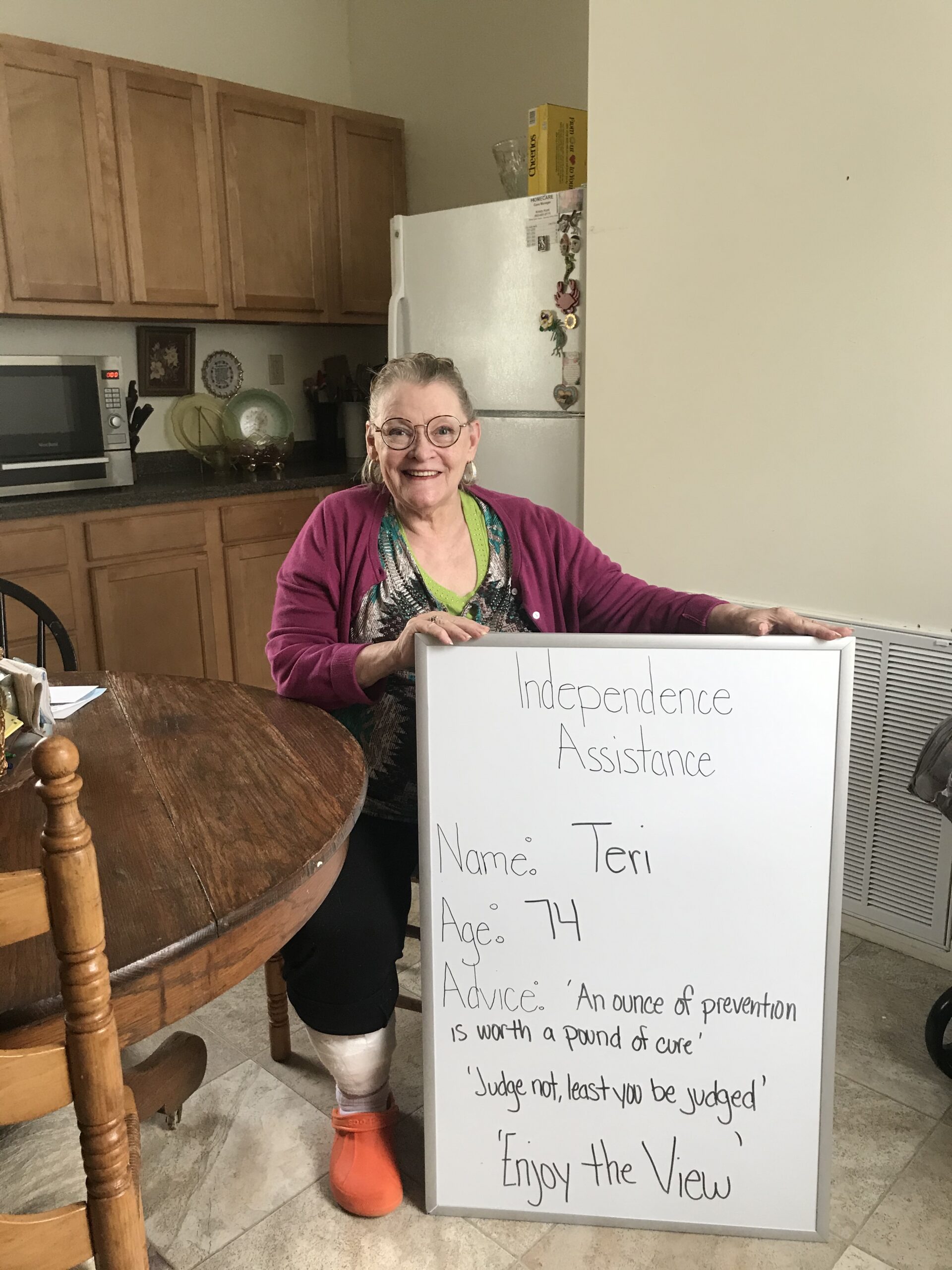 Independence Assistance team member